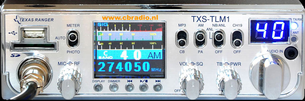 CB Texas Ranger TXS-TLM1 LCD-Meter-Anzeige